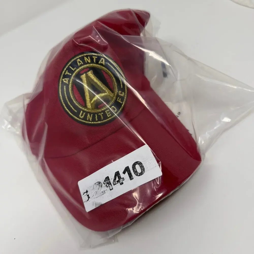 Adidas Atlanta United FC Youth Girls Adjustable Hat Red